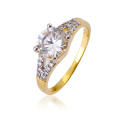 Xuping Elegante Multicolor CZ Zricon Anel